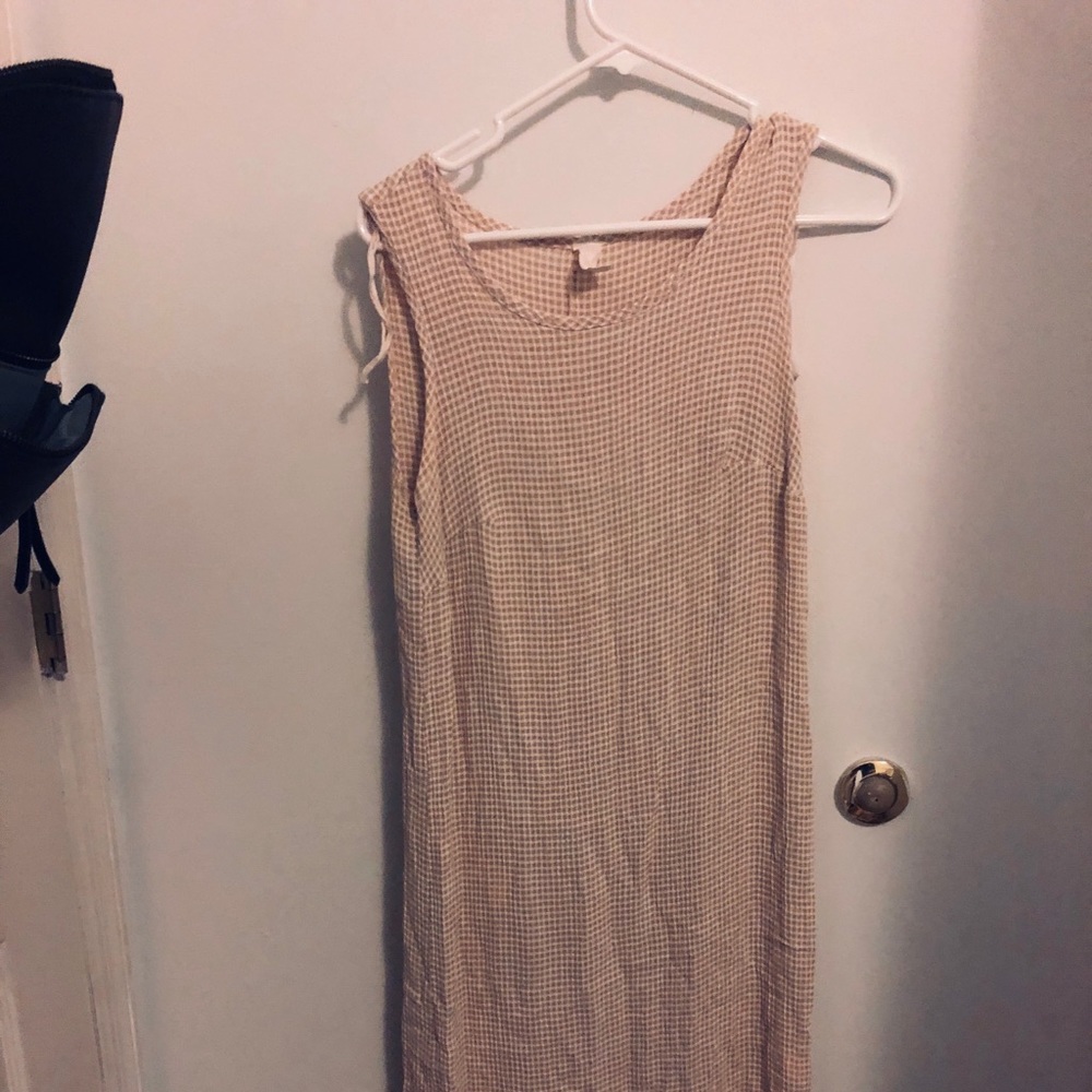 Vintage checked sheath dress